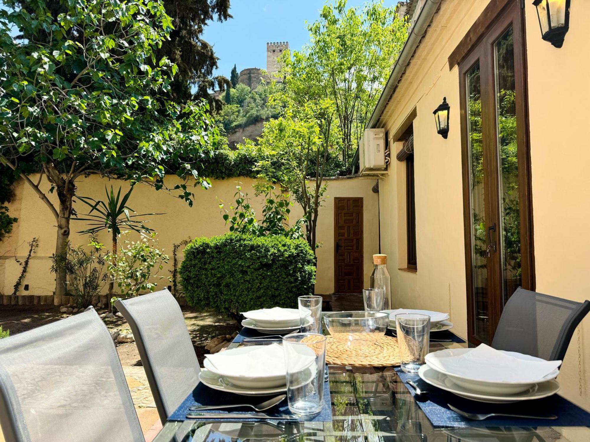 Casa Junto A La Alhambra Con Vistas Y Jardin Privado Granada